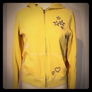 PINK Victorias Secret Hoodie Zip Up Bling Rhinesto